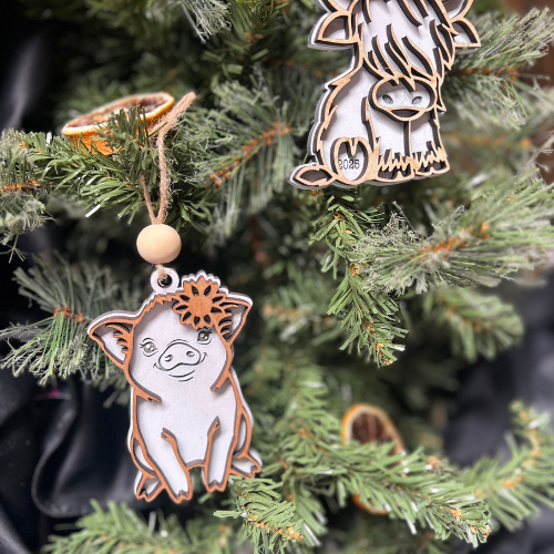 Highland Cow Ornament