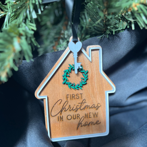 First Christmas In Our New Home Ornament