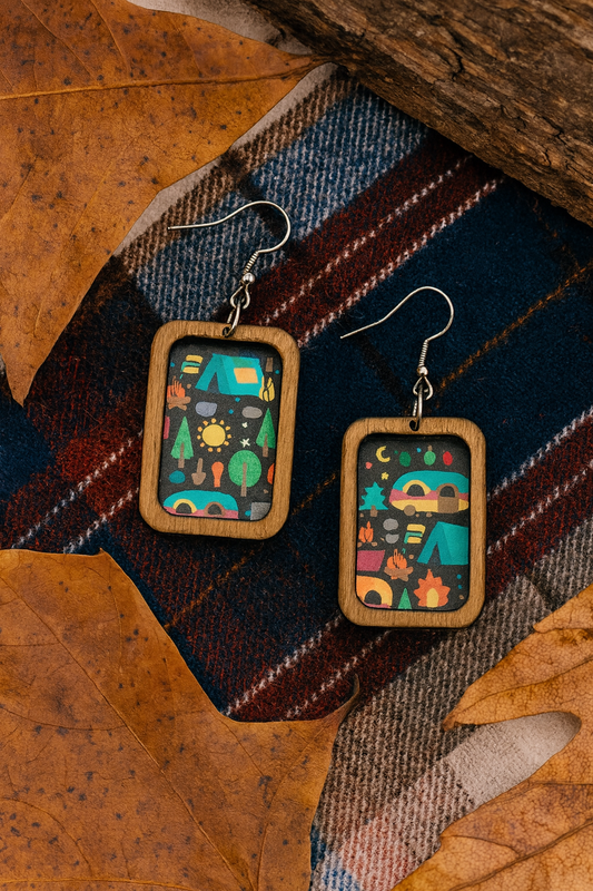 Camping Earrings