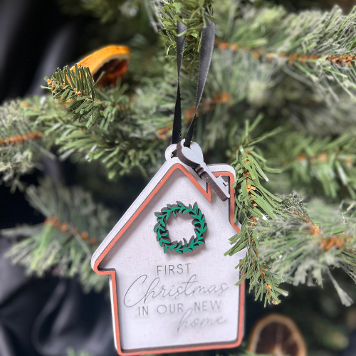 First Christmas In Our New Home Ornament