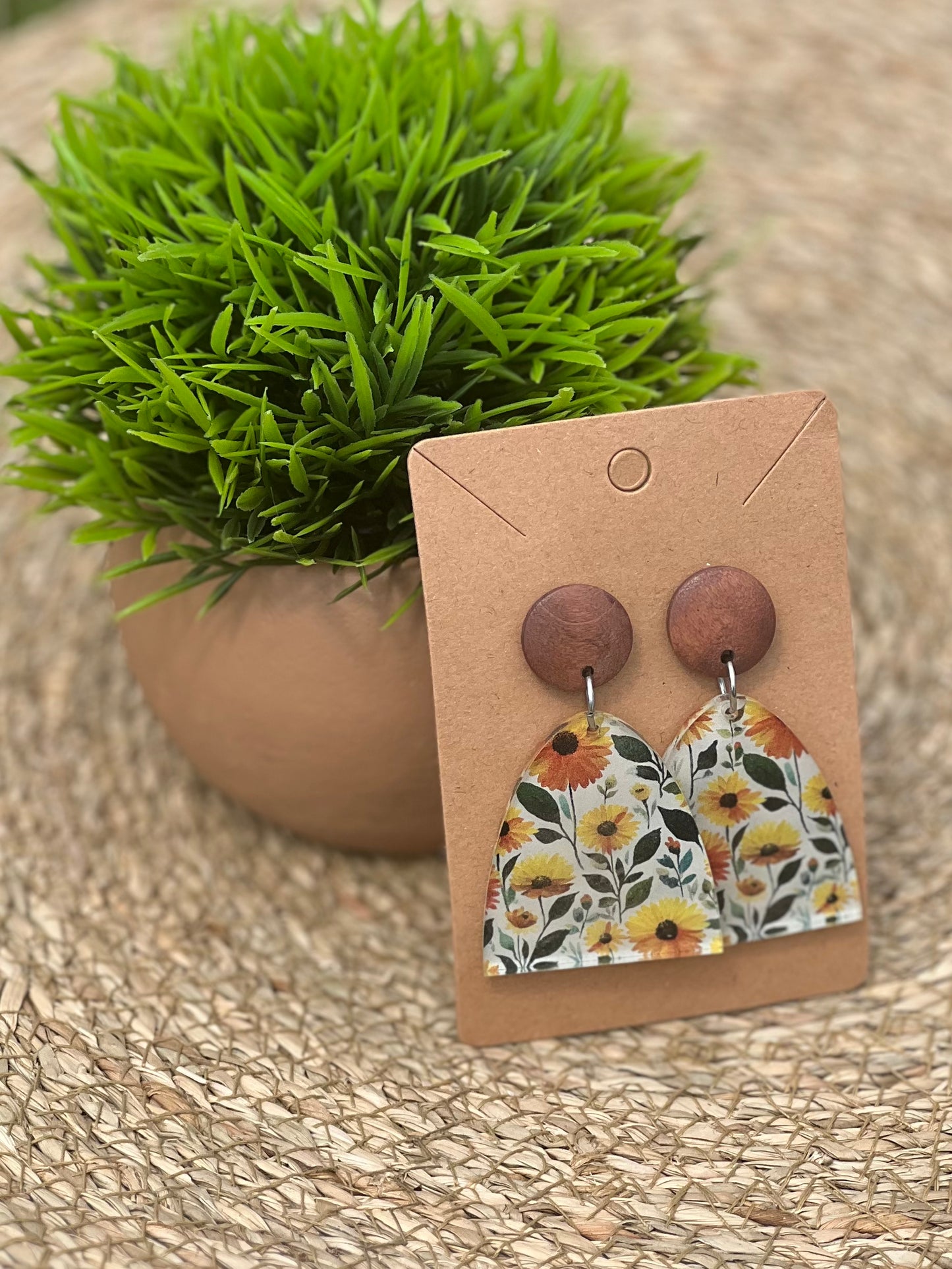 Sunflower Earrings