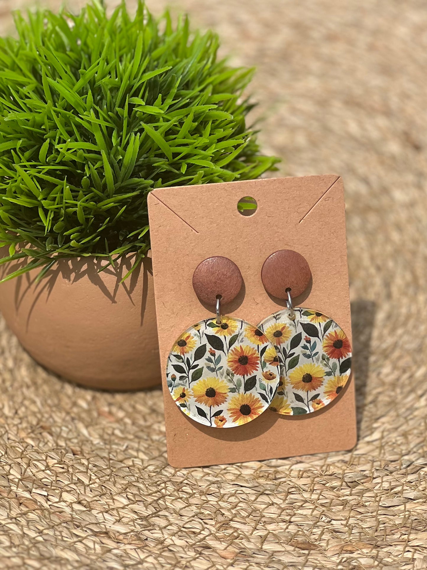 Sunflower Earrings