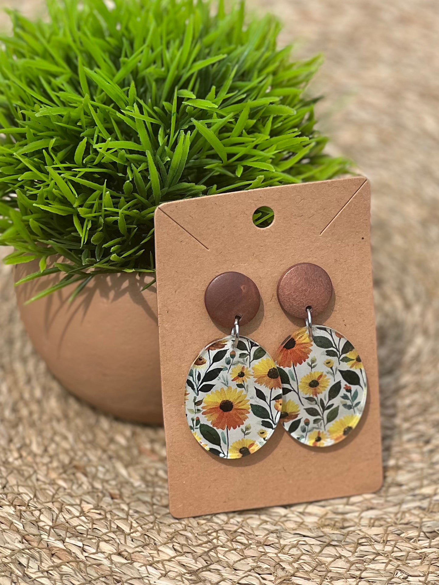Sunflower Earrings