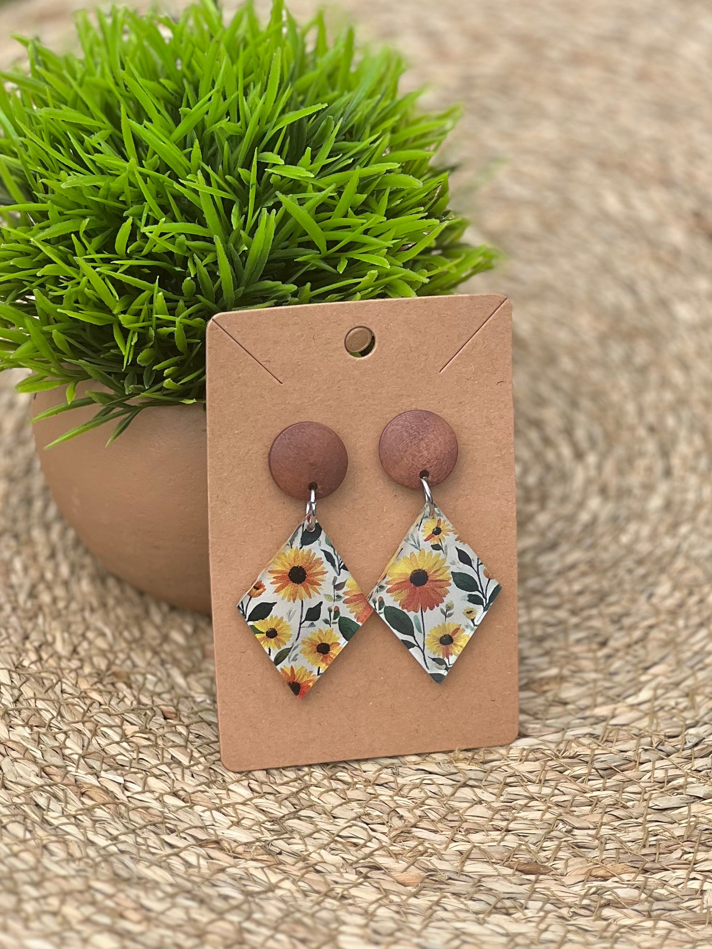 Sunflower Earrings